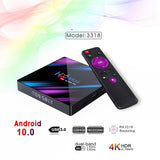 H96 MAX RK3318 Smart TV Box Android 10 2GB 16GB 4K for Youtube Media Player H96MAX TVBOX Set Top Box