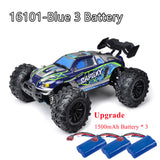 RC Car 1:16 Off Road Climbing 4WD With LED Headlight 2.4G Rock Crawler 50km/h High Speed Drift Remote Control Truck Toys