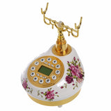 Antique Landline Telephone With Call ID Date Clock Adjust Ring Without Battery Classical Phone For Home Office