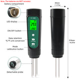 3-In-1 Digital Soil Tester LED Screen with Backlight Soil EC/Humidity/Temperature Meter Plant Moisture Meter Hygrometer