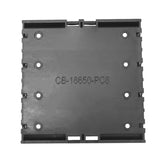 30X Battery Holder Box Case Black For 4X 13.7V 18650 Battery