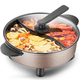 Joyoung 220V 5L Hotpot Koken Machine 2 Smaak Huishoudelijke Elektrische Hot Pot Non-stick Multi Fornuis Koekenpan hot Pot