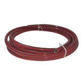 Motorcycle AN3 5m/lot braided Stainless Steel nylon brake line hose FLUID HYDRAULIC hose PTFE brake line Gas Oil Fuel tube pipe
