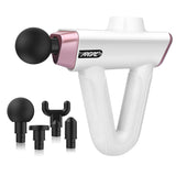 Percussion Massage Gun Double Handle Deep Tissue Muscle Massager Touch Control Neck Massage Relaxation Body Pain Relief Fitness