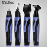 Multifunctional four in one nose shaving device Mini shaving eyebrow trimming nose hair trimmer
