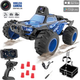 Mini RC Car With Camera Photo Video APP Remote Control Off-road Climbing Vehicle High Speed Racing 18 KM/H Children Boys Gifts