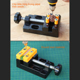 Flat Table Jaw Bench Clamp Mini Universal 57mm Drill Press Vice Opening Parallel Craft Carving Tool Table Vise Sculpture