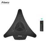 Aibecy MST-X1W 2.4G Wireless USB Video Conference Microphone Speakerphone 6m 360° Audio Pickup for Computer