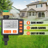 Garden Watering Timer Automatic Electronic Watering Timer Digital Irrigation Controller System Water Timing Irrigation In Garden