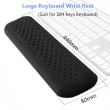 Keyboard and Mouse Wrist Rest Pad Set Padded Memory Foam Hand Rest, Keyboard Wrist Rest, Laptop Typing and Wrist Pain Relief