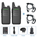 2 PCS Baofeng Professional BF-T20 Walkie Talkie 16 Channels UHF 400-470MHZ Support USB Charging For BF-C9 BF-888S Two Way Radio