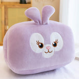 30x25cm Cute Cartoon Dinosaur Hand Warmers Soft Plush Toy Lying Down Pillow Winter Thickening Warm Supplies Plush Hand Warmer