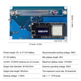 Open-source Geiger Counter OLED Display Nuclear Radiation Detector Set Marble-tile Tester Iodine 131 Radiation Monitor