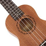 Zebra Spring 21 Inch 15 Frets Mahogany Soprano Ukulele Guitar Sapele Rosewood 4 Strings Hawaiian Guitar Musical Instruments