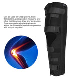 Knee Immobilizer Strong Comfortable Support Practical Knee Splint Brace with Four Adjustable Straps Therapy Knee Brace