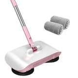 2 in 1 Hand Push Vacuum Cleaner Set Home Sweeper Broom Dustpan Handheld Dust Collector Carpet Floor Cleaners
