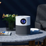 Home HD LED projector Portable 1080p video playback machine 4K video playback Built-in speaker HDMI/USB/TF/AV interface