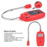 Combustible Gas Alarm Detector for Home Slight Gas Leakage Natural Gas Leak Detector Monitor Gas Analyzer