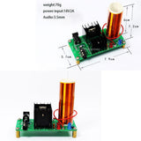 Diy electronic musical tesla coil kit 18V 2A with 3.5mm audio connector diy soldering project physics experiment