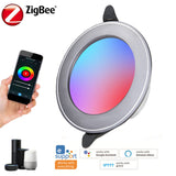 For Tuya Zigbee Smart Downlight LED Light Bulb RGB Brightness Adjust For Smart Home Several Scene For Choice Voice Control