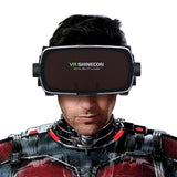 2019 Shinecon Casque 9.0 VR Virtual Reality Goggles 3D Glasses Google Cardboard VR Headset Box for 4.0-6.3 inch  Smartphone