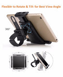 Treadmill Tablet Stand Flexible Buckle Mount Holder Indoor Gym Handlebar on Exercise Bikes Mobile Phone Bracket for iPad iPhone
