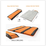Envelope Sleeping Bag Ultralight Outdoor Sport Camping Hiking Hollow Cotton Bag Thermal Waterproof Heated Sleep Bag  in Winter