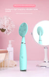 Free shipping Sonic Silicone Facial Cleanser Rechargeable Hand-held Facial Cleaner