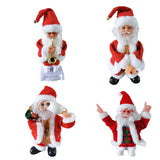 Electric Santa Claus Battery Operated Dancing Music Santa Claus Doll Christmas Ornaments for Home ALS88