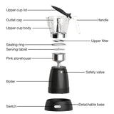 300ML Electric Mocha Coffee Maker Visualization Coffee Maker Moka Pot Espresso For Home Kitchen Office EU Plug