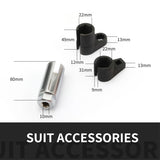 3pcs Oxygen Sensor Socket Wrench Tool Kit 22mm Oxygen Sensor Socket Install Removal Tools