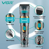 Cordless professional hair trimmer for men electric beard hair clipper waterproof haircut adjustable 3 motor speed rechargeable