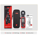 TASI TA632A LCD Digital Light Meter Digital Lux Meter Illuminometer Luminometer Photometer Luxmeter Light Meter 0-200000 Lux