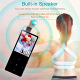 1.8-inch Touch Buttons Mp3 Music Player Bluetooth-compatible 4.2 Hifi Built-in Speaker Portable Player With Fm Radio Recording
