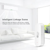 ZigBee Temperature Humidity Sensor with Alarm Function APP Control Indoor Temperature Humidity Monitor Smart Temperature Meter