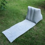 Inflating Beach Camping Lounger Back Pillow Cushion Chair Air Bed Outdoor Tools for Picnic BBQ Garden Backyard