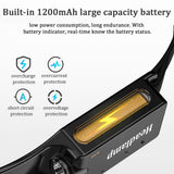 LED Headlamp Flashlight Rechargeable COB High Bright Headlight with Motion Sensor for Outdoor Camping Hiking Fishing Running
