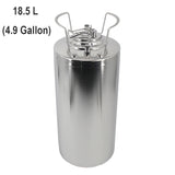 Brand New 18.5L(4.9Gallon ) Stainless Steel Ball Lock Cornelius (Corny) Keg
