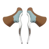 Lightweight Aluminum Bicycle Brake Handle MTB Mountain Bike Cycling Brake Levers Front &amp; Rear Brake Levers Drop Handlebar Set