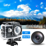 Ultra HD 4K Action Camera WiFi 12MP 2.0 Inch 30M Go Waterproof Pro 170D Helmet Bicycle Video Recording Camera Sports Cameras