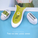 3in1 Rechargeable epilator women electric hair removal bikini trimmer female epilator face callus foot depilatiing depilatory