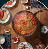 220V 4L Household Electric Hot Pot Non-Stick Multi Cooker Frying Pan Pot Portable Steaming Cooking Machine Wok