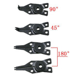 4 in1 Circlip Pliers Set DIY Snap Ring Combination Retaining Clip Jewelry Pliers Internal External Ring Remover