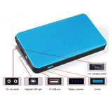 10000mAh Car Battery Jump Starter Power Bank 12V 400A Auto Emergency Booster Starting Device with Flashlight for 2.0L Gasoline