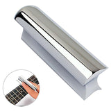 Guitar Slide Steel Solid Stainless Tone Bar Hawaiian Slider for Acoustic Electric Guitar Instruments Portable(Chrome Co