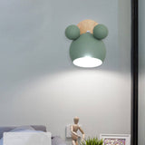 Nordic Wall Lamp Aluminum Sconce for Children Bedroom lights Modern Indoor Wall Light Fixtures E27 Creative Luminaire