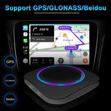 CarPlay Ai Box Android 10 Wireless Car Play Wired Android 4+64G Auto Multimedia Smart Mini Android Box OEM HDMI YouTube Netflix