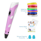 Original DIY 3D PenSafe and environmentally friendly 3D Pen With 1.75mm PLA Filament Creative Toy Birthday Gift Souptoys