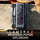 HKNA New iCAMERA2 Drone Gps With Wifi FPV 4K HD Camera Professional Brushless Foldable Quadcopter RC Drone Gifts For Kids