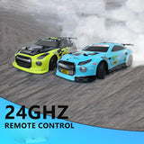 1:14 RC car With Led Light 2.4G Radio Remote Control Sports Car High-speed Drift Car Boys Toys .Children 4WD Offroad Race Car